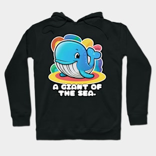 Cute Blue Whale Hoodie